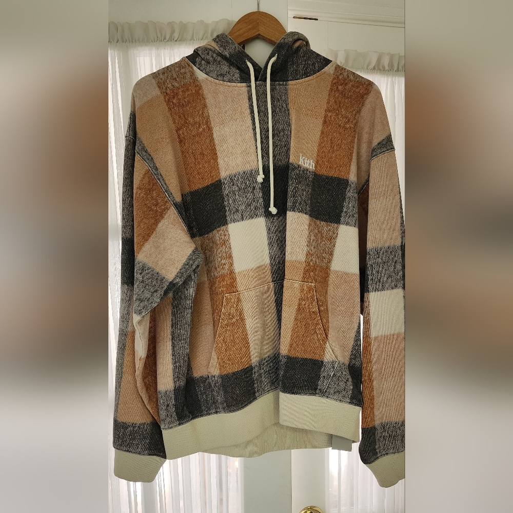 Kith Plaid Williams III Hoodie Hooded Sweatshirt